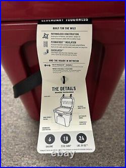 YETI Roadie 24 Hard Cooler Harvest Red Color Limited Edition New with Tags NWT