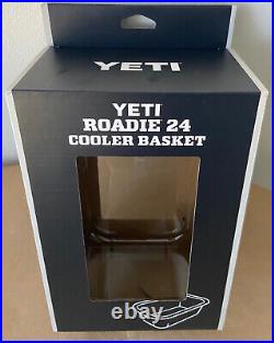 YETI Roadie 24 Hard Cooler Plus BASKET White Made In USA NEW