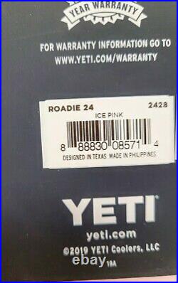 YETI Roadie 24 Ice Pink Cooler Limited Edition NEW