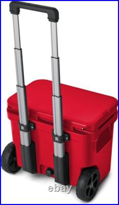 YETI Roadie 32 Wheeled Cooler Rescue Red NEW FREE SHIPPING