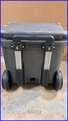 YETI Roadie 48 Wheeled Cooler with Retractable Periscope Handle Charcoal