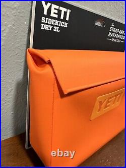 YETI Sidekick Dry Bag 3L Gear Case New King Crab Orange? Waterproof RARE