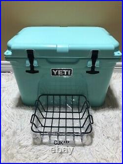 YETI TUNDRA 35 HARD COOLER LTD EDITION SEAFOAM! WithDRY GOODS BASKET, SEE PICS