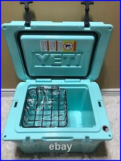 YETI TUNDRA 35 HARD COOLER LTD EDITION SEAFOAM! WithDRY GOODS BASKET, SEE PICS