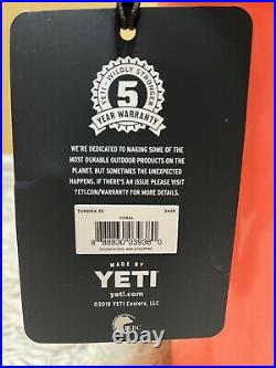 YETI TUNDRA 35 Hard Cooler? CUSTOM-CORAL? WithDRY GOODS BASKET & PINK LATCH KIT