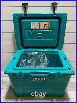 YETI TUNDRA 35 Hard Cooler LTD ED AQUIFER BLUE! NEW witho tags + DRY GOODS BSKT