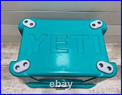 YETI TUNDRA 35 Hard Cooler LTD ED AQUIFER BLUE! NEW witho tags + DRY GOODS BSKT