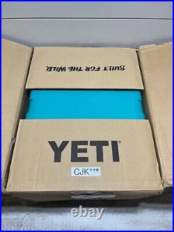 YETI TUNDRA 35 Hard Cooler LTD ED AQUIFER BLUE! NEW witho tags + DRY GOODS BSKT