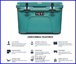 YETI TUNDRA 35 Hard Cooler LTD ED AQUIFER BLUE! NEW witho tags + DRY GOODS BSKT