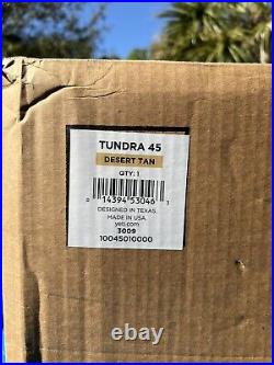 YETI TUNDRA 45 HARD COOLER Desert Tan Color Rare Made In USA YETI