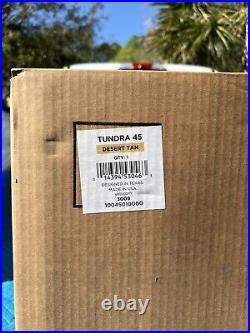 YETI TUNDRA 45 HARD COOLER Desert Tan Color Rare Made In USA YETI