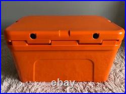 YETI TUNDRA 45 HARD COOLER? KING CRAB? ORANGE? WithDry Goods Basket SEALED BOX