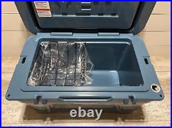 YETI TUNDRA 45 hard cooler? CUSTOM LTD ED? NORDIC BLUE? +? RED LATCH KIT