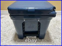 YETI TUNDRA 45 hard cooler+DRY GOODS BSKT NAVY! +YOU PICK COLOR of LATCH KIT