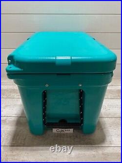 YETI TUNDRA 45 hard cooler RARE LTD ED AQUIFER BLUE! +DRY GOODS BSKT, SEE PIC's