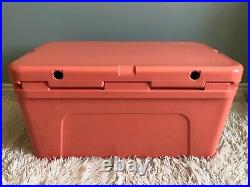 YETI TUNDRA 65 HARD COOLER LIMITED EDITION-CORAL! With DRY GOODS BASKET! NWT