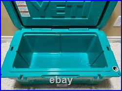 YETI TUNDRA 65 HARD COOLER LTD EDITION-AQUIFER BLUE! WithDRY GOODS BASKET SEE PICs