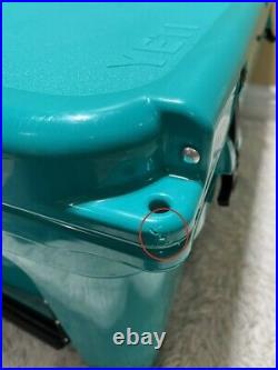 YETI TUNDRA 65 HARD COOLER LTD EDITION-AQUIFER BLUE! WithDRY GOODS BASKET SEE PICs