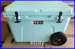 YETI TUNDRA HAUL SEAFOAM? COOLER With WHEELS? RARE- LIMITED EDITION- DISCONTINUED