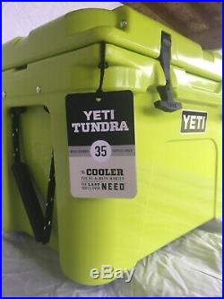 YETI Tundra 35 CHARTREUSE Cooler NEW