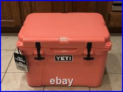 YETI Tundra 35 Cooler Coral NEW Nice! Discontinued Color Hard To Find
