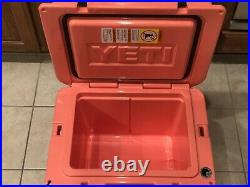YETI Tundra 35 Cooler Coral NEW Nice! Discontinued Color Hard To Find