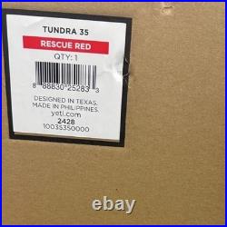 YETI Tundra 35 Cooler RED NEW FREE SHIPPING