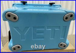 YETI Tundra 35 Cooler, REEF BLUE- Used Limited Edition Color- Hard To Find