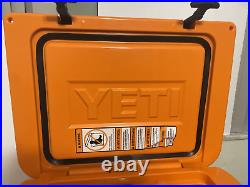 YETI Tundra 35 Hard Cooler. 2 YETI Ramblers, YETI Cocktail Shaker -King Crab NWT