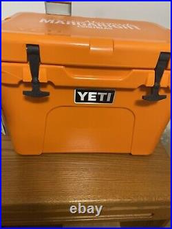 YETI Tundra 35 Hard Cooler. 2 YETI Ramblers, YETI Cocktail Shaker -King Crab NWT