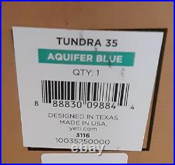 YETI Tundra 35 Hard Cooler Aquifer Blue Retired Color! (Spring 2021)
