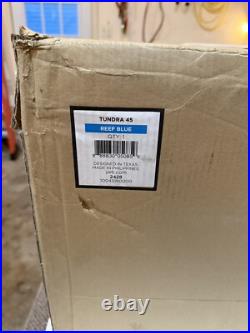 YETI Tundra 45 Cooler REEF BLUE Limited Edition Color Rare Brand New