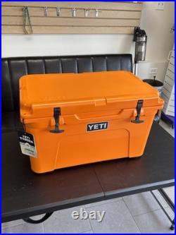 YETI Tundra 45 Cooler with Basket? King Crab Orange? NWT