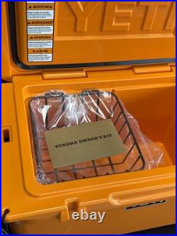 YETI Tundra 45 Cooler with Basket? King Crab Orange? NWT