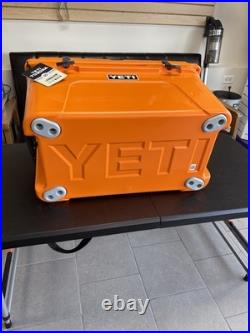 YETI Tundra 45 Cooler with Basket? King Crab Orange? NWT