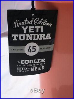 YETI Tundra 45 Coral Cooler Limited Edition Color NEW