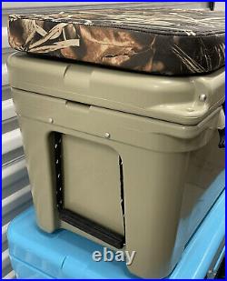 YETI Tundra 45 Desert Tan Cooler Camo Cushion New Nice! In Original Boxes