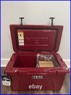 YETI Tundra 45 HARVEST RED Cooler Limited Edition Color NEW Sold Out Rare