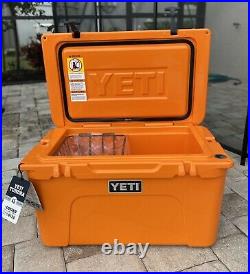 YETI Tundra 45 Hard Cooler King Crab Orange New with tags