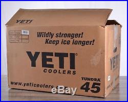 YETI Tundra 45 Ice Fish Drink Cooler 45qt Rotomolded FatWall BearResistant White