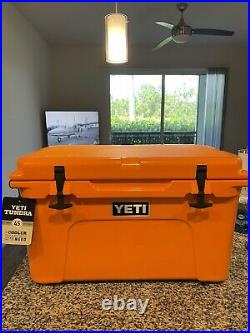 YETI Tundra 45 KING CRAB ORANGE Cooler Limited Edition Color NEW