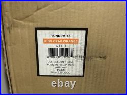 YETI Tundra 45 KING CRAB ORANGE KCO Cooler Original Box NEW