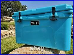YETI Tundra 45 Reef Blue Cooler Limited Edition Color USED
