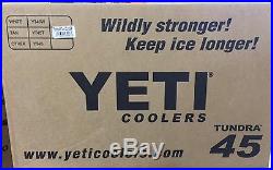 YETI Tundra 45 qt Cooler TAN Hard Side ice Chest BRAND NEW