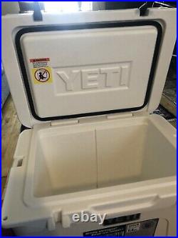 YETI Tundra 50 Insulated Chest Cooler, White Rare Discontinued Size With Basket