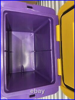 YETI Tundra 50 LSU or Vikings EXTREMELY RARE Used Purple and yellow Cooler