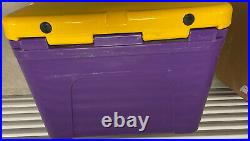 YETI Tundra 50 LSU or Vikings EXTREMELY RARE Used Purple and yellow Cooler