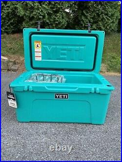 YETI Tundra 65 Cooler Aquifer Blue Teal Brand New With Tags In Box Discontinued