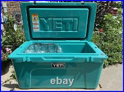 YETI Tundra 65 Cooler Aquifer Blue Teal NEW SEALED Box RARE SOLD OUT HARD TO GET