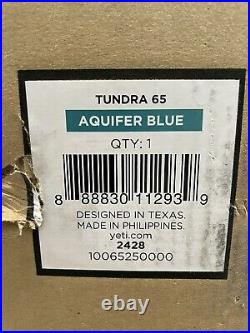 YETI Tundra 65 Cooler Aquifer Blue Teal NEW SEALED Box RARE SOLD OUT HARD TO GET